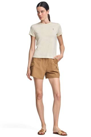 T-shirt slim - Écru
