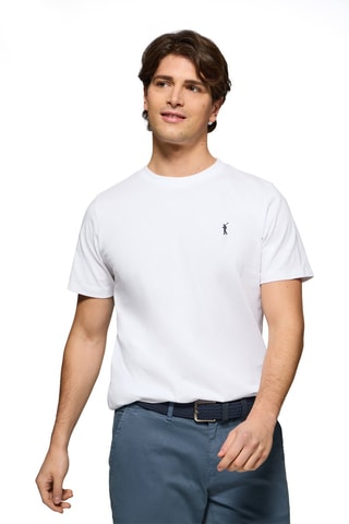 3 t-shirts regular - Bleu marine, gris et blanc
