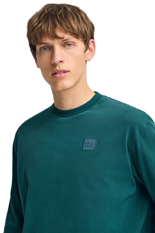 T-shirt oversize - Bleu canard