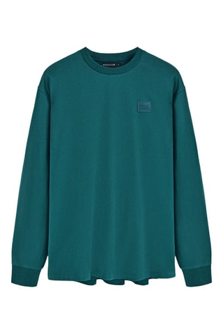T-shirt oversize - Bleu canard