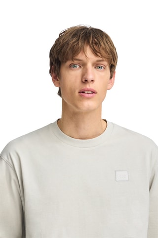 T-shirt oversize - Gris clair