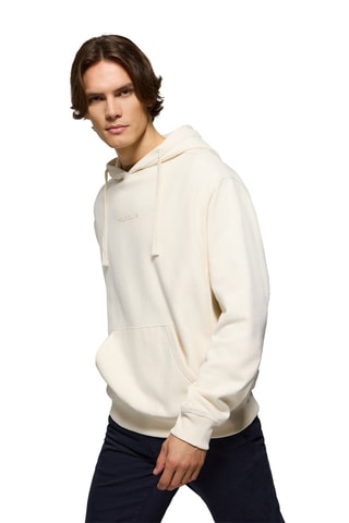 Sweat à capuche - Ecru