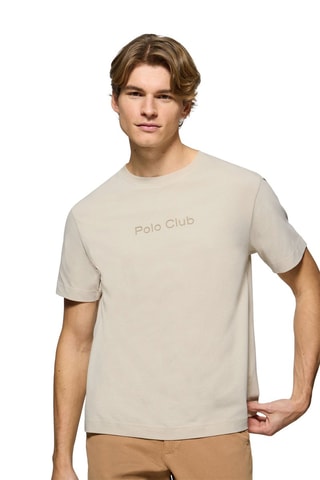 T-shirt relaxed - Beige