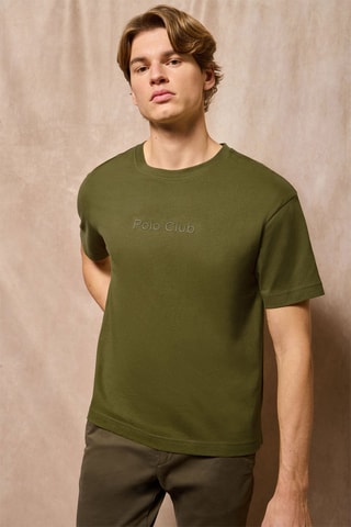 T-shirt relaxed - Vert
