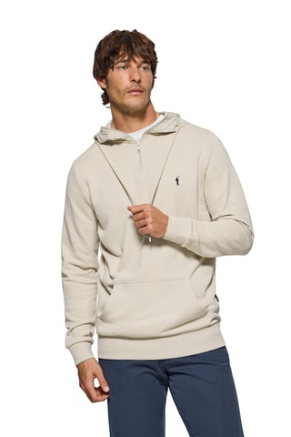 Sweat à capuche - Beige