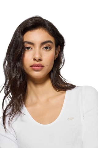 T-shirt slim - Blanc