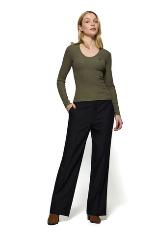 T-shirt slim - Vert
