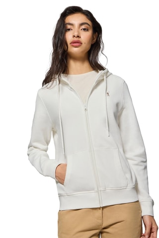Sweat à capuche - Ecru