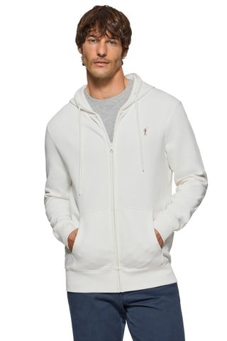 Sweat à capuche - Ecru