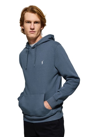 Sweat à capuche - Bleu foncé