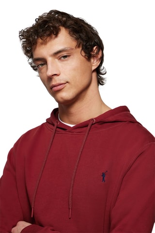 Sweat à capuche Bordeaux