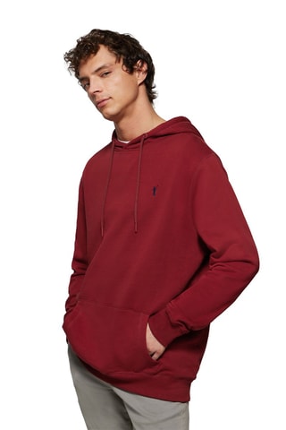 Sweat à capuche Bordeaux