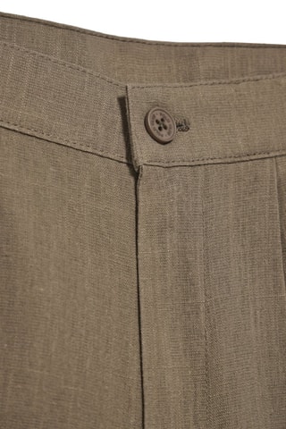 Short relaxed en lin - Taupe