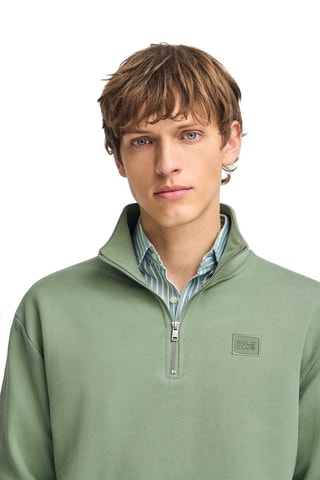Sweat regular - Vert sauge