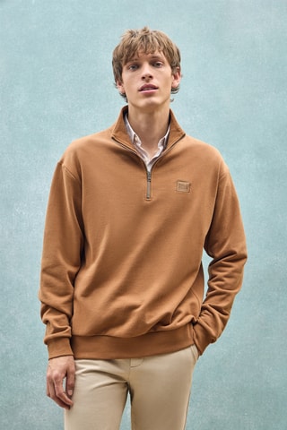 Sweat regular - Camel