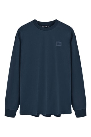 T-shirt oversize - Bleu marine