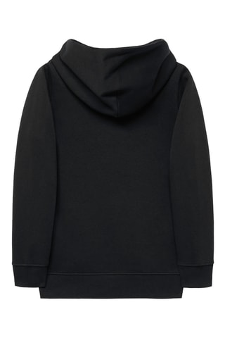 Sweat regular en coton biologique - Noir