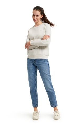 Sweat regular - Gris clair