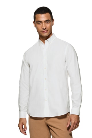Chemise regular - Blanc