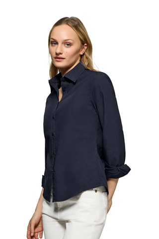 Chemisier slim - Bleu marine