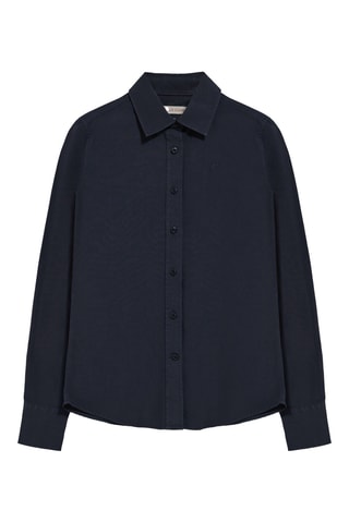 Chemisier slim - Bleu marine