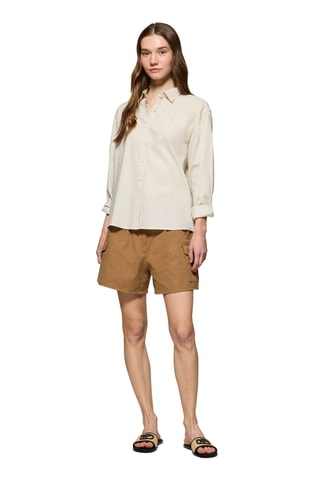 Chemisier relaxed en lin - Beige