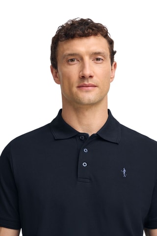 Polo regular - Bleu marine