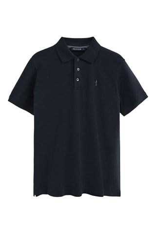 Polo regular - Bleu marine