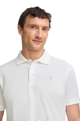 Polo regular - Blanc