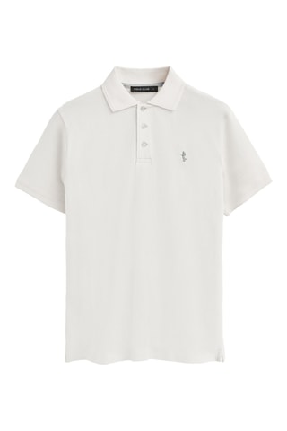 Polo regular - Blanc