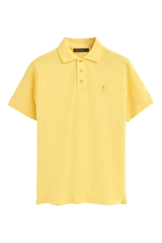 Polo regular - Jaune