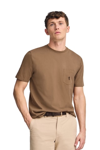 T-shirt regular - Marron
