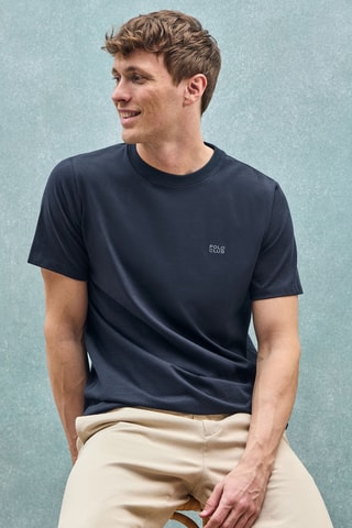 T-shirt regular - Bleu marine