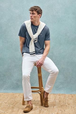 T-shirt regular - Bleu