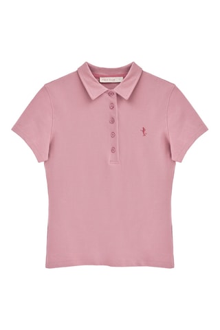 Polo slim - Rose poudré