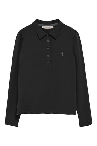 Polo slim - Noir