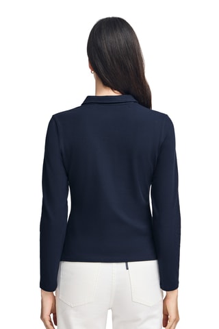 Polo slim - Bleu marine