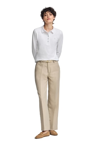 Polo slim - Blanc