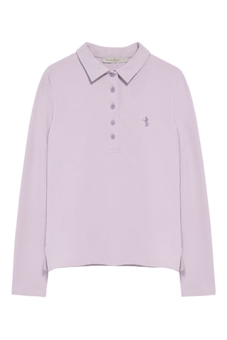 Polo slim - Mauve