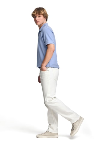 Polo regular - Bleu clair