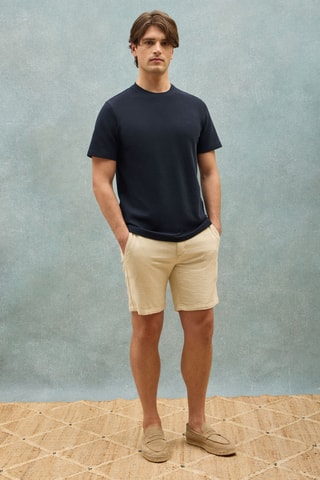 T-shirt regular - Bleu marine
