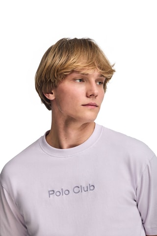 T-shirt relaxed - Mauve
