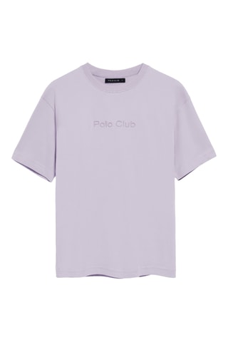 T-shirt relaxed - Mauve