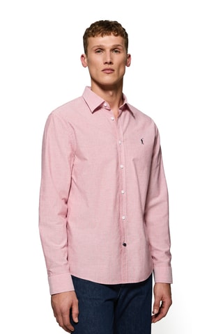 Chemise regular - Rouge