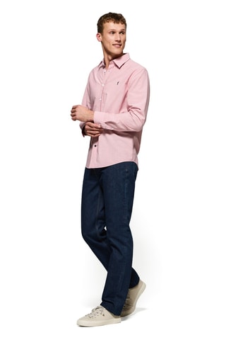 Chemise regular - Rouge