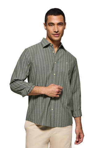 Chemise regular - Kaki