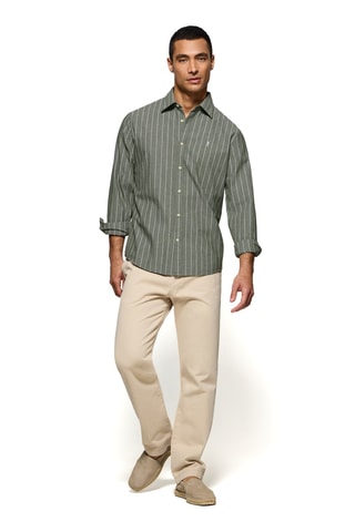 Chemise regular - Kaki