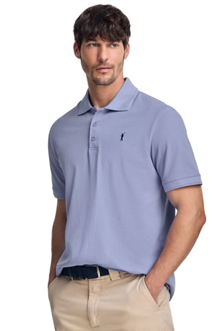 Polo regular - Bleu