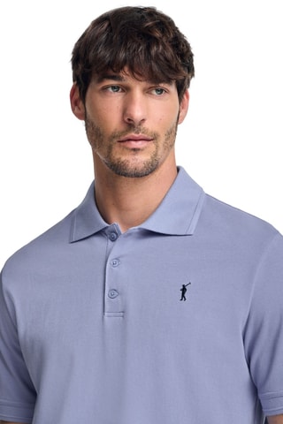 Polo regular - Bleu