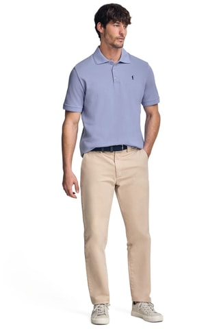 Polo regular - Bleu